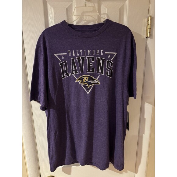 NFL Apparel Men’s Baltimore Ravens Team T-Shirt Black Purple Size XL Fanatics - Picture 6 of 7